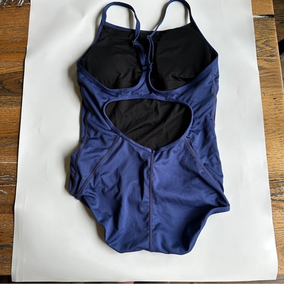 Baleaf Women’s Athletic Training Adjustable Straps One Piece Blue Swimsuit Small - Picture 2 of 10